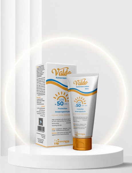 صنسكرينفالدوSPF50(بدونأكسدهبدونتعرق+ترطيبمثالىللبشرة)
